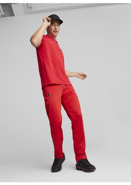 53833402 Ferrari Style Mt7 Pants Kırmızı Erkek Eşofman Altı