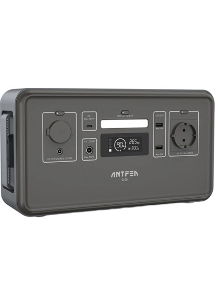 Sicco - Antfea S300 300W Ac Çıkışlı (300WH) Taşınabilir Güç Istasyonu - Kompakt ve Kullanışlı