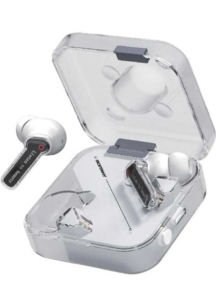 Ap-02 Bluetooth Kulaklık Beyaz Tws ve Şarj Kablosu, Kablosuz Kulaklık