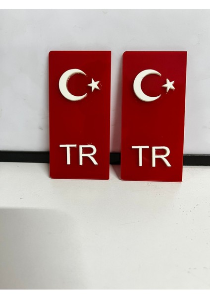 3ADİJİTAL Kırmızı Plaka Kenarı Tr