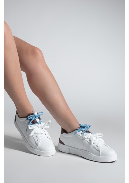 Kadın Sneaker Çift Bağcıklı Spor Ayakkabı Zemila