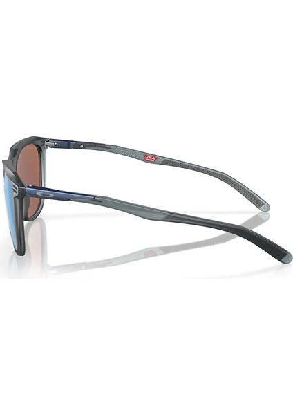 Thurso OO9286 Yuvarlak Siyah Polarize Erkek Güneş Gözlüğü