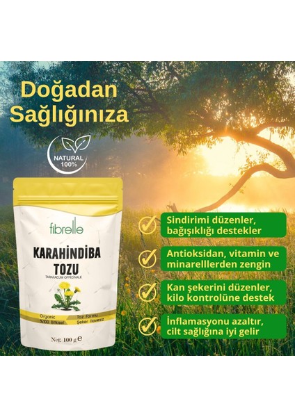 Karahindiba Tozu 100G