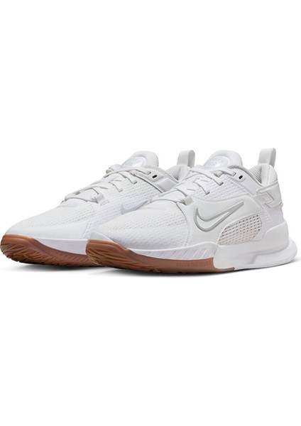 Beyaz Kız Çocuk Voleybol Ayakkabısı FN2231-100-NIKE Kıds Crosscourt Gs indirimleri