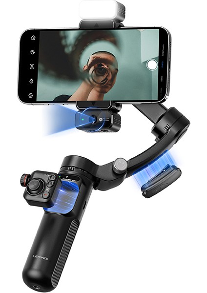 Gimbal Sabitleyici Lenyes LPH113 3 Eksenli Akıllı Stabilizatör Siyah