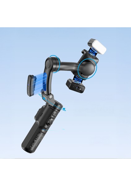 Gimbal Sabitleyici Lenyes LPH113 3 Eksenli Akıllı Stabilizatör Siyah
