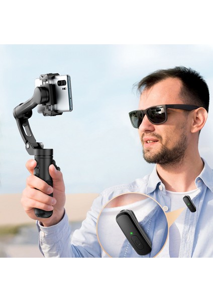 Gimbal Sabitleyici Lenyes LPH113 3 Eksenli Akıllı Stabilizatör Siyah