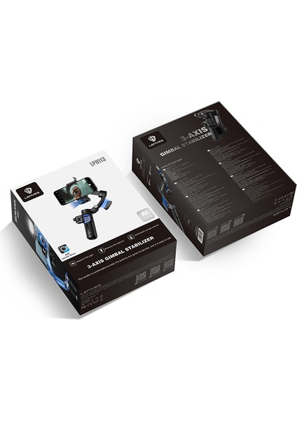 Gimbal Sabitleyici Lenyes LPH113 3 Eksenli Akıllı Stabilizatör Siyah