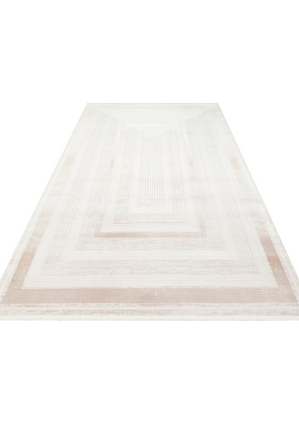 Mahal MHL 13 Krem Bej - Viskon Halı | Sık Dokuma Salon Halısı