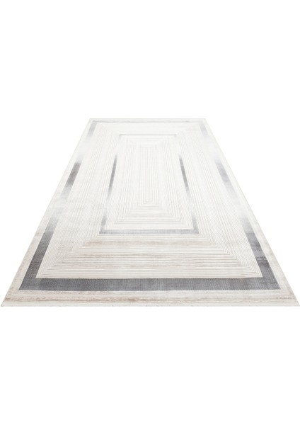 Mahal MHL 13 Krem Mavi - Viskon Halı | Sık Dokuma Salon Halısı