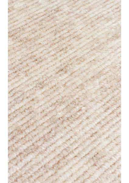 GES PLAIN BEIGE - GESSI - Özel Hav Vermeyen ve Kolay Temizlenebilir Tencel Kullanılarak El Emeği ile Özel Tezgahlarda Üretilen Modern Kara Tezgah Halısı