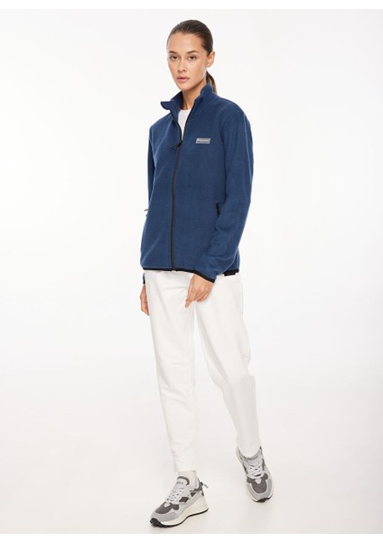 Indigo Kadın Kapüşon Yaka Standart Fit Polar Sweatshırt D3WL-SWT27