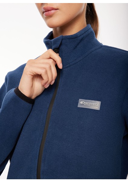 Indigo Kadın Kapüşon Yaka Standart Fit Polar Sweatshırt D3WL-SWT27