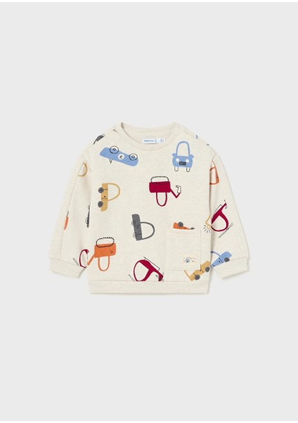 Erkek Bebek Baskılı Sweatshirt fiyatları