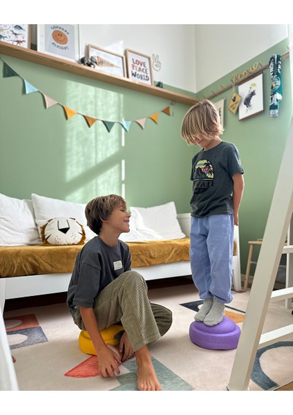 Cubes'n Play - Geometric Şekilli Çocuk Odası Halısı