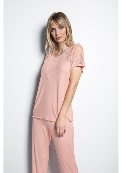 19168 Kadın Pudra Pijama Takım fiyatları