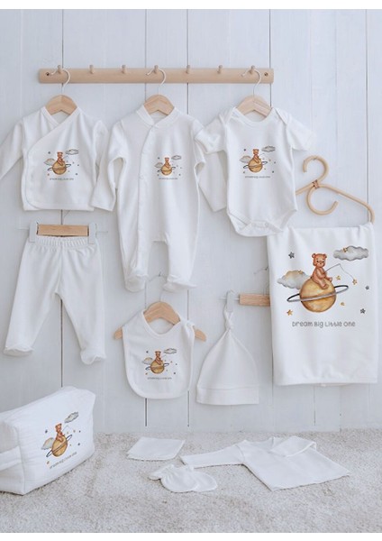 Organik 11'li Hastane Çıkışı - For Baby - Yıldız Tutan Ayı