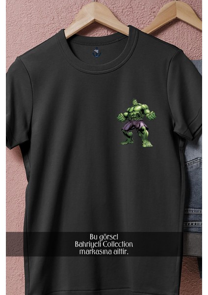 Oversize Incredible Hulk Art Cep Tasarımlı Unisex T-Shirt fiyatları