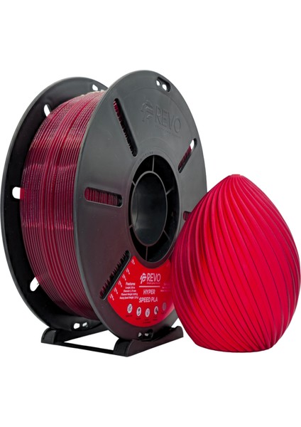 Revo Hyper Speed Şeffaf Kırmızı Pla 1.75MM (1kg)