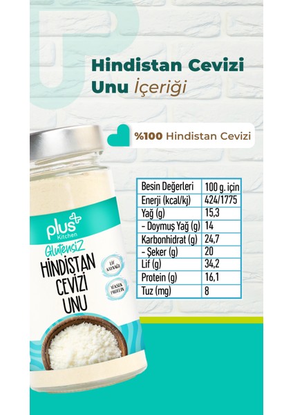 Glutensiz Hindistan Cevizi Unu 300 gr fırsatları