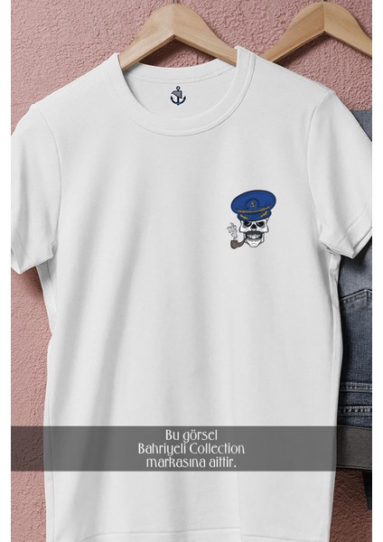 Oversize Denizci Kuru Kafa Cep Tasarımlı Unisex T-Shirt fiyatları