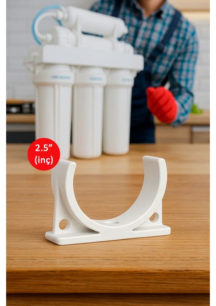 Su Arıtma Cihazı Filtre Kelepçesi 2.5" (5 Adet)