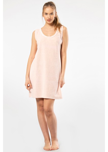 620 Pembe Kadın Rahat Askılı Elbise Gecelik fiyatları