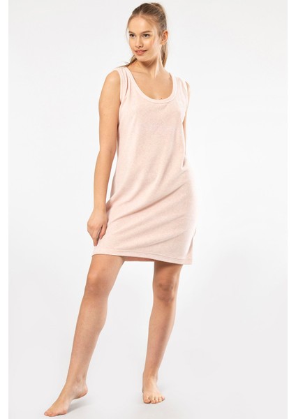 620 Pembe Kadın Rahat Askılı Elbise Gecelik modelleri