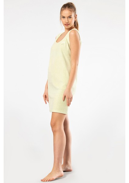 620 Yeşil Kadın Rahat Askılı Elbise Gecelik fırsatları