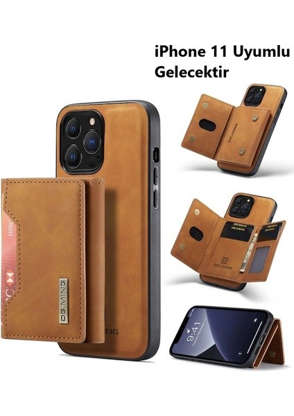Iphone 11 Dg Mıng 2 Parça Ayrılabilir Güçlü Manyetik Cüzdanlı Kılıf
