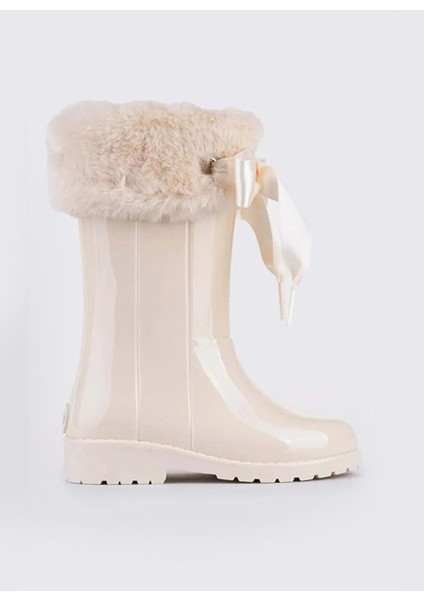 Krem Kız Çocuk Yağmur Botu W10239 Campera Charol Soft 079-NACA fiyatları