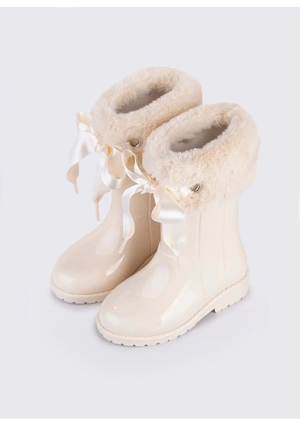 Krem Kız Çocuk Yağmur Botu W10239 Campera Charol Soft 079-NACA fırsatları