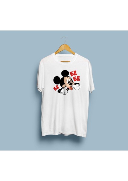 Oversize Mickey Mouse Tasarım Unisex T-Shirt