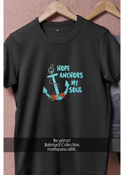 Oversize Hope Anchor My Soul Tasarımlı Unisex T-Shirt fiyatları