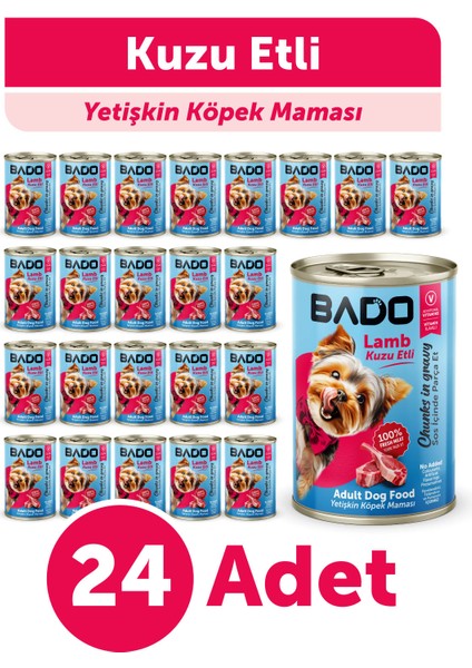 Yetişkin Yaş Köpek Maması Kuzu Etli 400Gr 24'lü