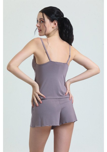 17378 Kadın Çinko Dantelli Modal Baby Doll Takım fiyatları