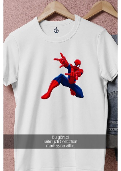 Oversize Spider-Man - Örümcek Adam 2 Vektörel Tasarımlı Unisex T-Shirt fiyatları