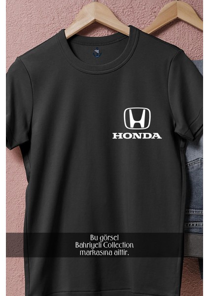 Oversize Honda Logo Cep Tasarımlı Unisex T-Shirt fiyatları