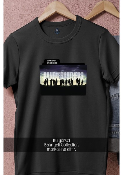 Oversize Television Show Miniseries Band Of Brothers Tasarımlı Unisex T-Shirt fiyatları