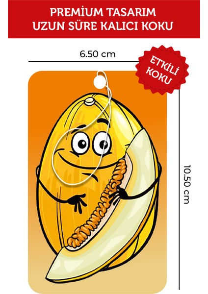 Bymeyla Kavun Aroması Esanslı Oto Kokusu ve Torpido Aksesuarı