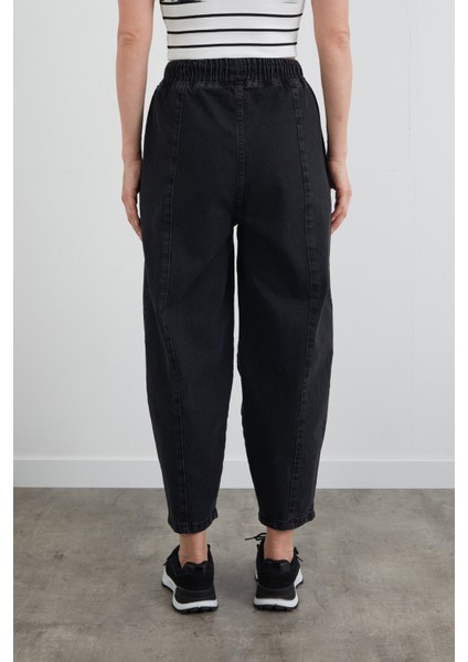 Beli Bağlamalı Slouchy Jean Pantolon fırsatları