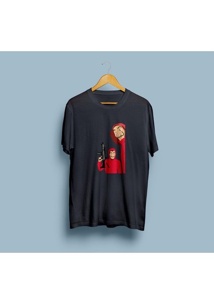 Oversize La Casa De Papel Salvador Dali Tasarım Unisex T-Shirt