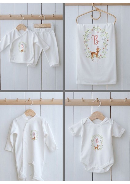 Organik 11'li Hastane Çıkışı - Little Deer Series - B Harfi fiyatları