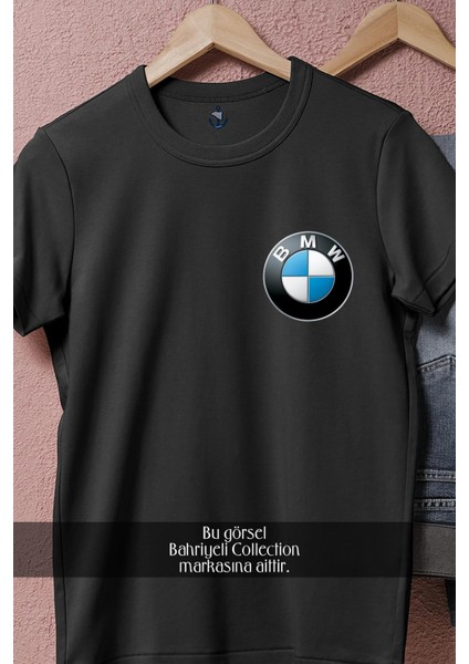 Oversize Bmw Logo Cep Tasarımlı Unisex T-Shirt fiyatları