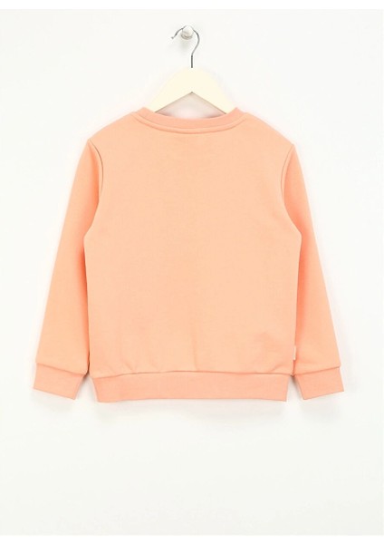 Somon Kız Çocuk Bisiklet Yaka Sweatshirt HRBTXT306 indirimleri