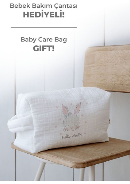 Organik 11'li Hastane Çıkışı - For Baby - Pembe Kulaklı Tavşan modelleri