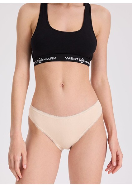 5’li Siyah, Beyaz, Ten Rengi Pamuklu Mini Boy Kadın Ribana Slip ,olıvıa Rıb Mını fırsatları