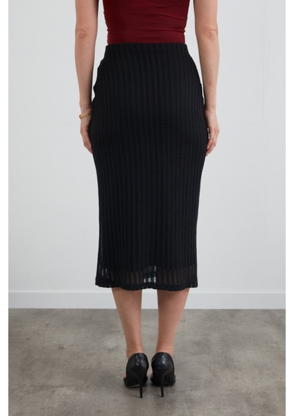 Beli Lastikli Triko Etek fırsatları