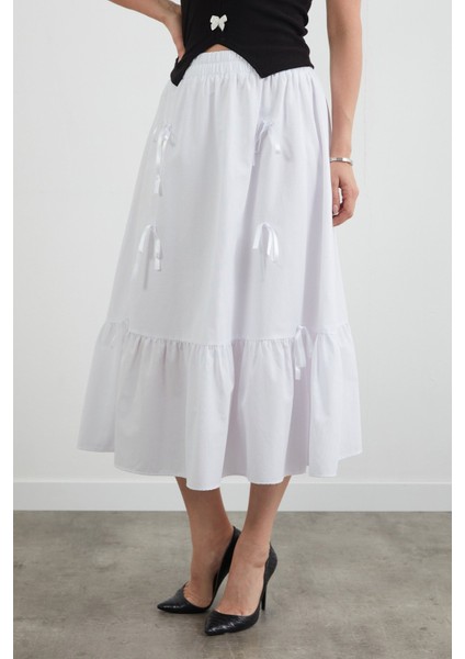 Beli Lastikli Kurdeleli Etek fiyatları