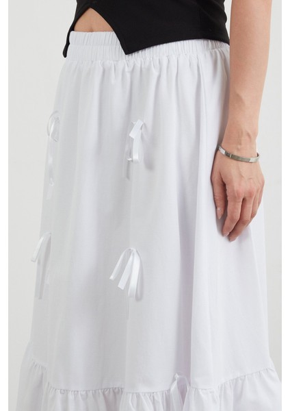 Beli Lastikli Kurdeleli Etek indirimleri